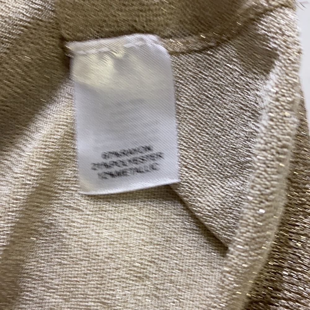 Halogen Tan Gold Sparkling Blouse - Picture 6 of 7